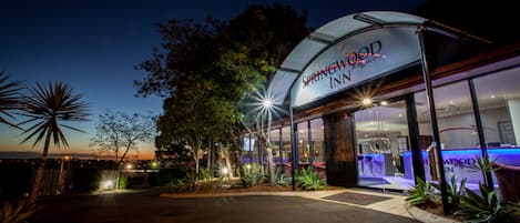 Front of property – evening/night