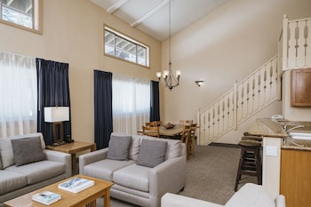 Condo, 2 Bedrooms (Two Bedroom with Loft Condominium) | Living area | Flat-screen TV, DVD player at Mammoth Mountain Inn