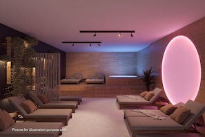 Sauna, Dampfbad, Warmsteinmassagen, Sportmassagen, Gesichtsbehandlungen