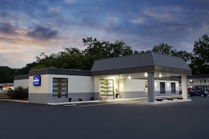Front of property - evening/night