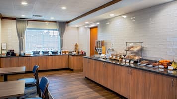 Free buffet breakfast