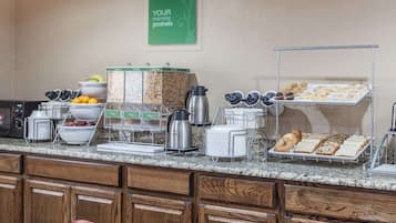 Free buffet breakfast