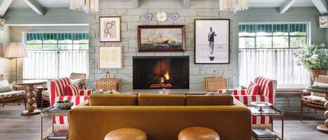 Sala de estar en el lobby