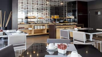 Daily buffet breakfast (EUR 14.30 per person)