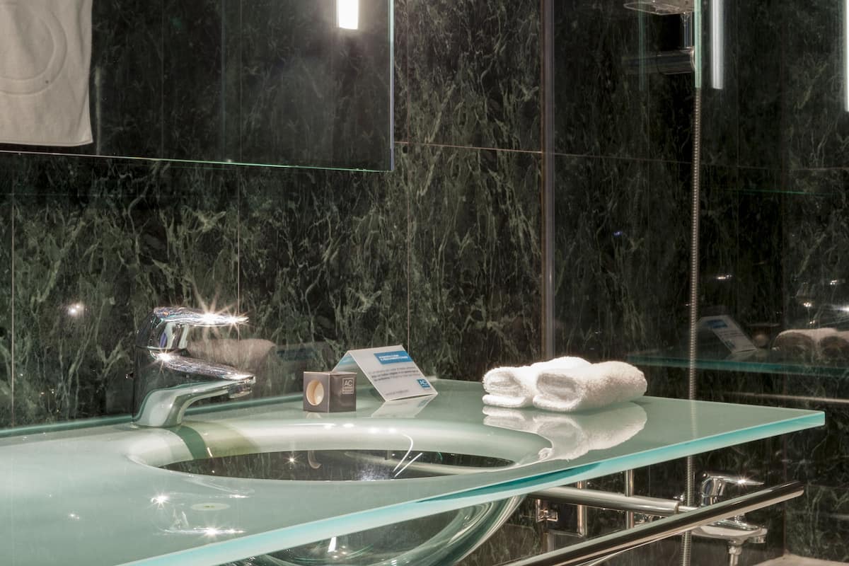 standard room, 1 queen bed, non smoking | bathroom sink