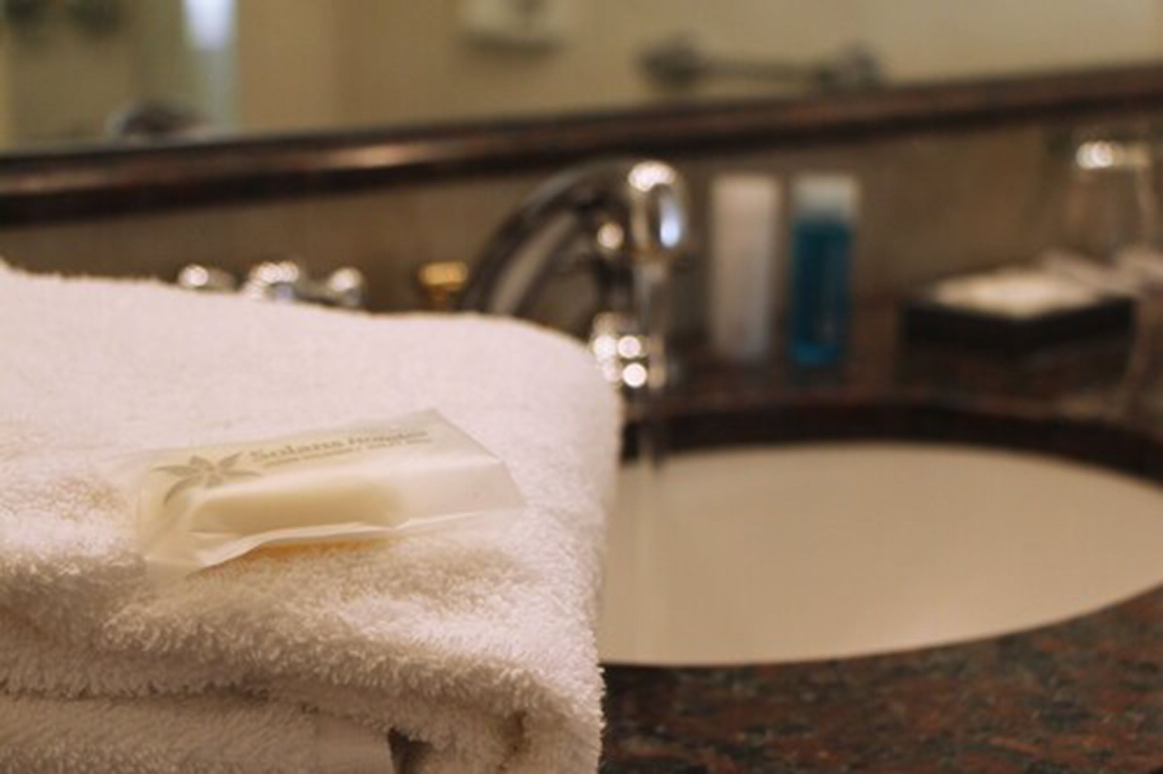 hair dryer, bidet, towels