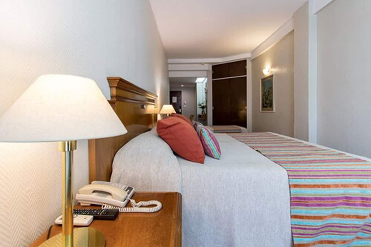 Egyptian cotton sheets, premium bedding, memory-foam beds, minibar