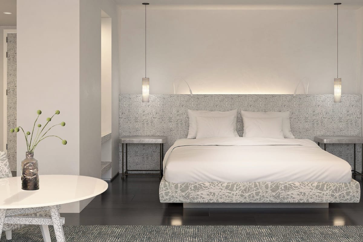 Bettwäsche aus ägyptischer Baumwolle, hochwertige Bettwaren, Minibar
