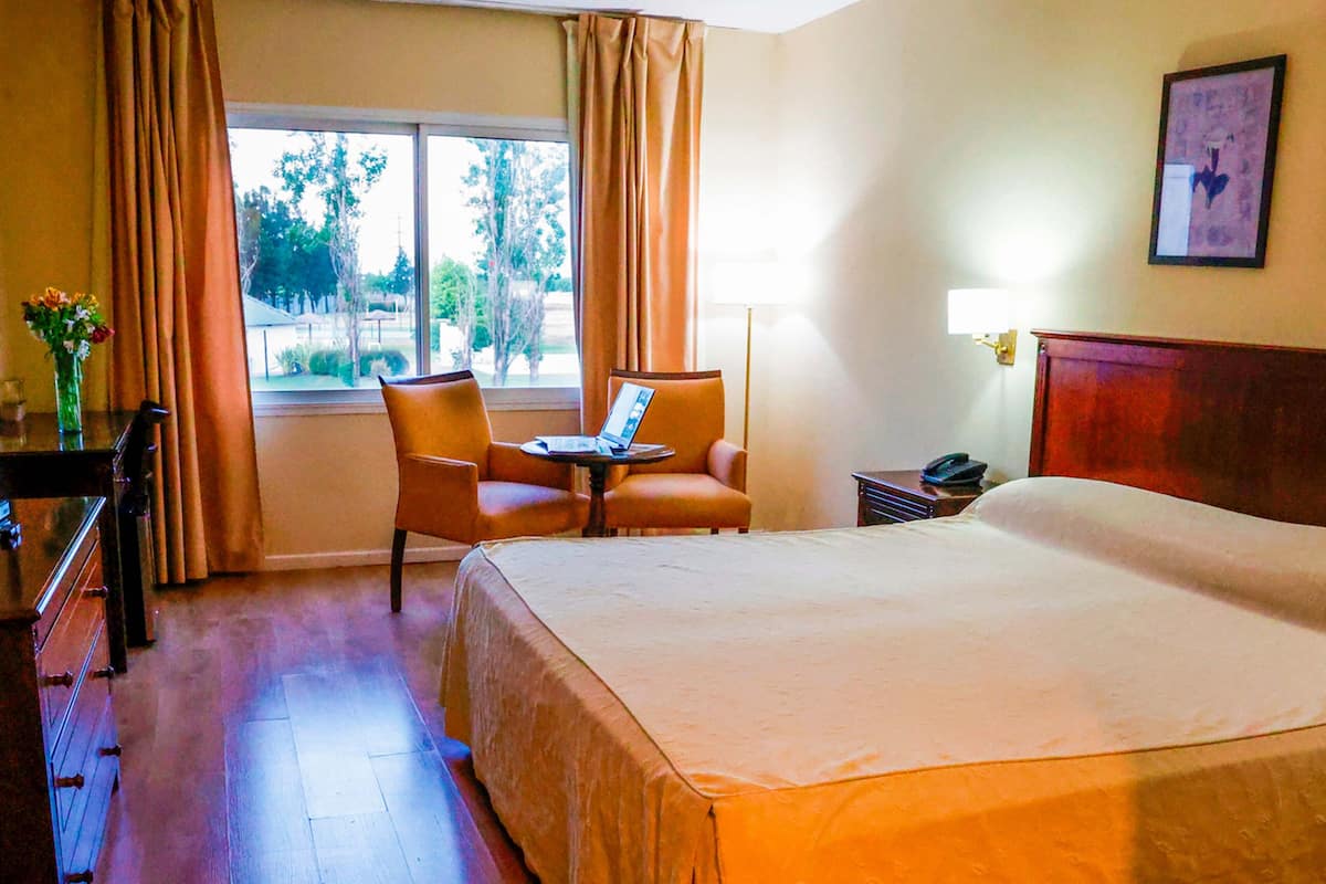 1 bedroom, hypo-allergenic bedding, down duvets, minibar