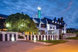 Front of property - evening/night