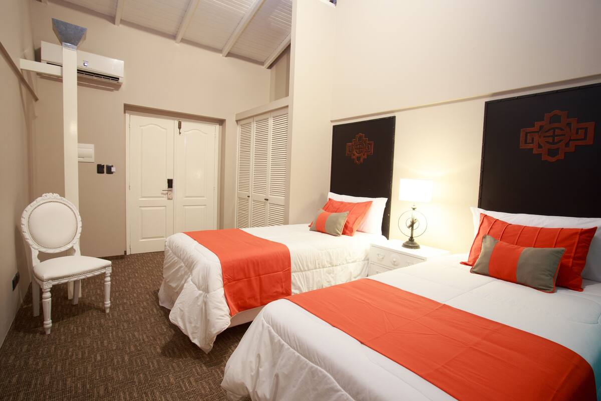 Premium bedding, down duvets, pillow-top beds, in-room safe