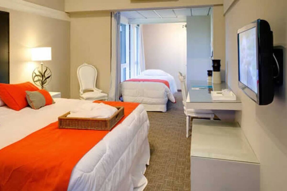 Premium bedding, down duvets, pillow-top beds, in-room safe