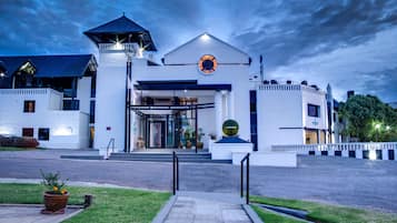 Front of property - evening/night