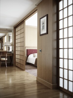 Suite, 1 Doppelbett, Badewanne | Ausblick vom Zimmer