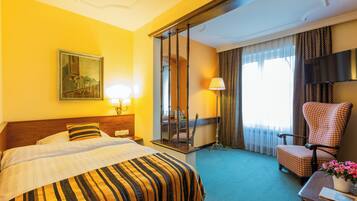 Yhden hengen standard-huone | 1 makuuhuone, untuvapeitot, tallelokero huoneessa, työpöytä