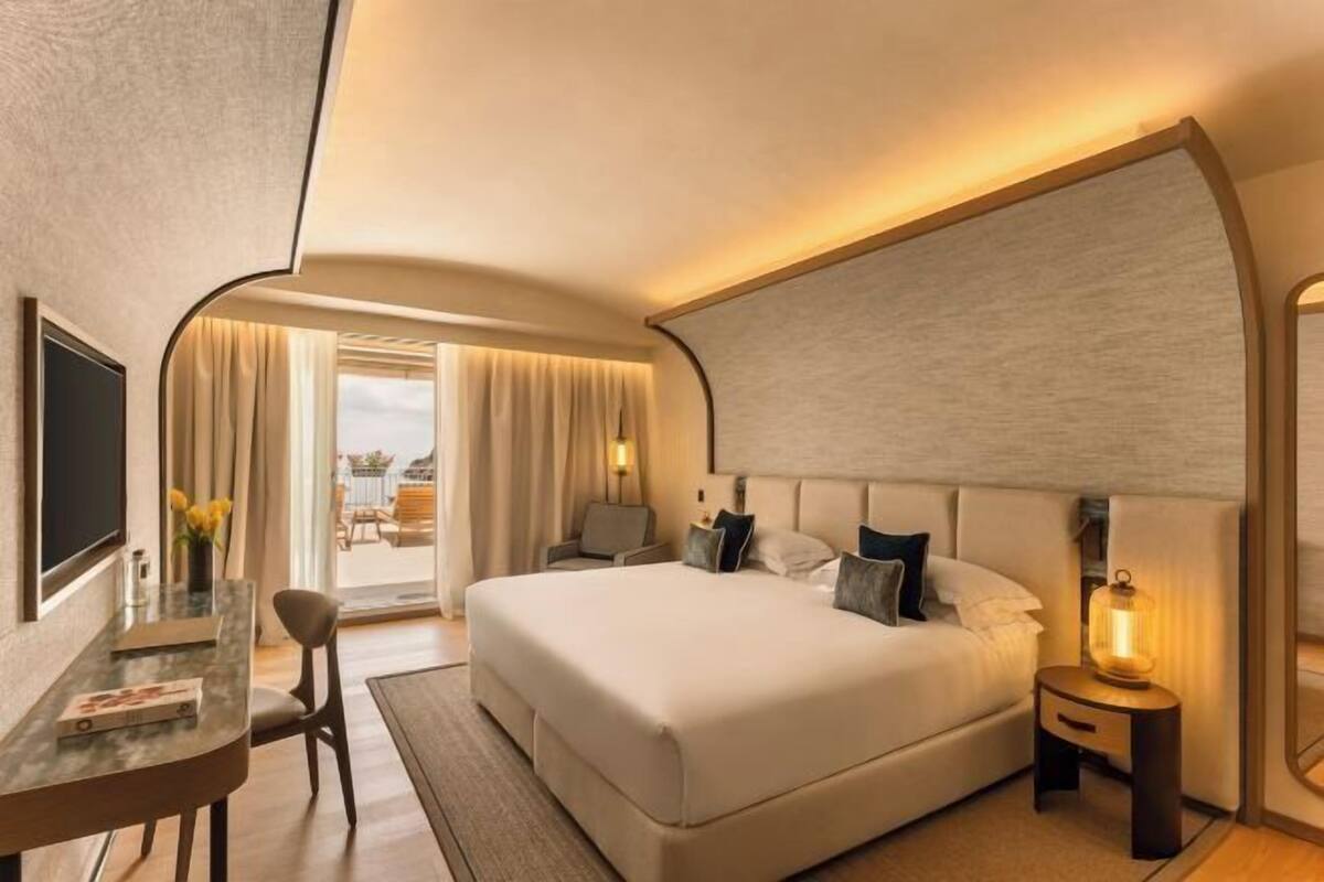 Biancheria da letto di alta qualità, minibar, una cassaforte in camera