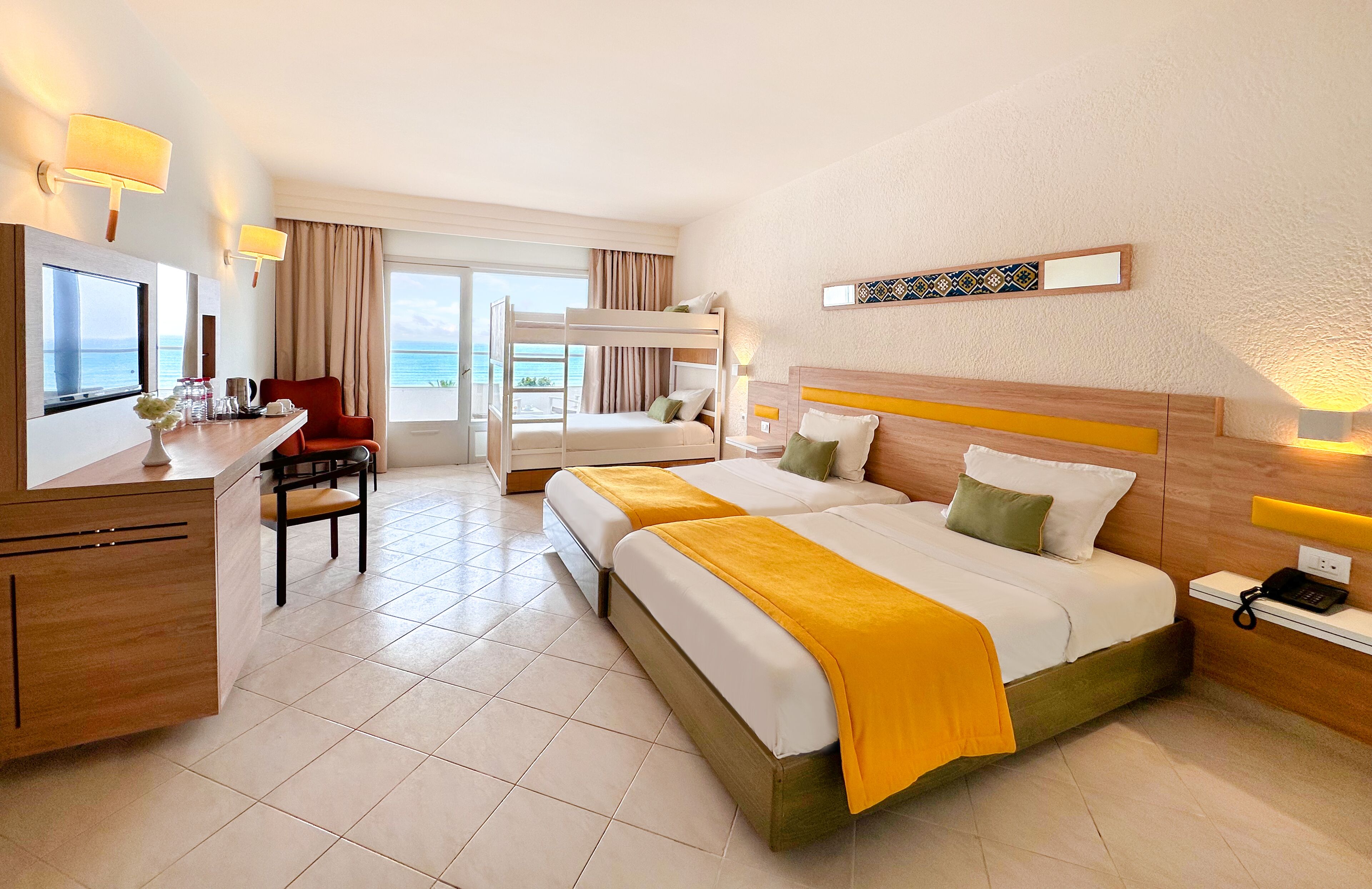 Chambre Familiale, vue mer | Vue de la chambre