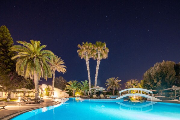 Indoor pool, outdoor pool