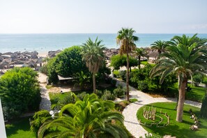 Blick vom Balkon