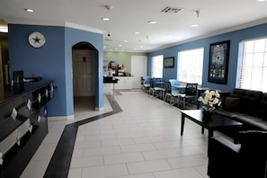 Sala de estar en el lobby