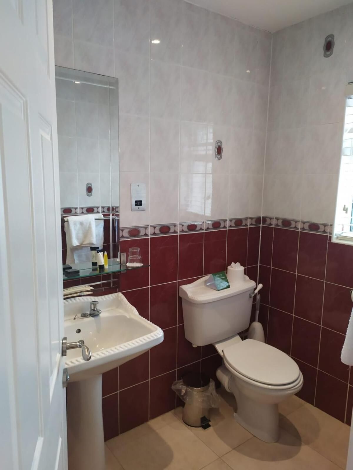 free toiletries, hair dryer, bathrobes, slippers