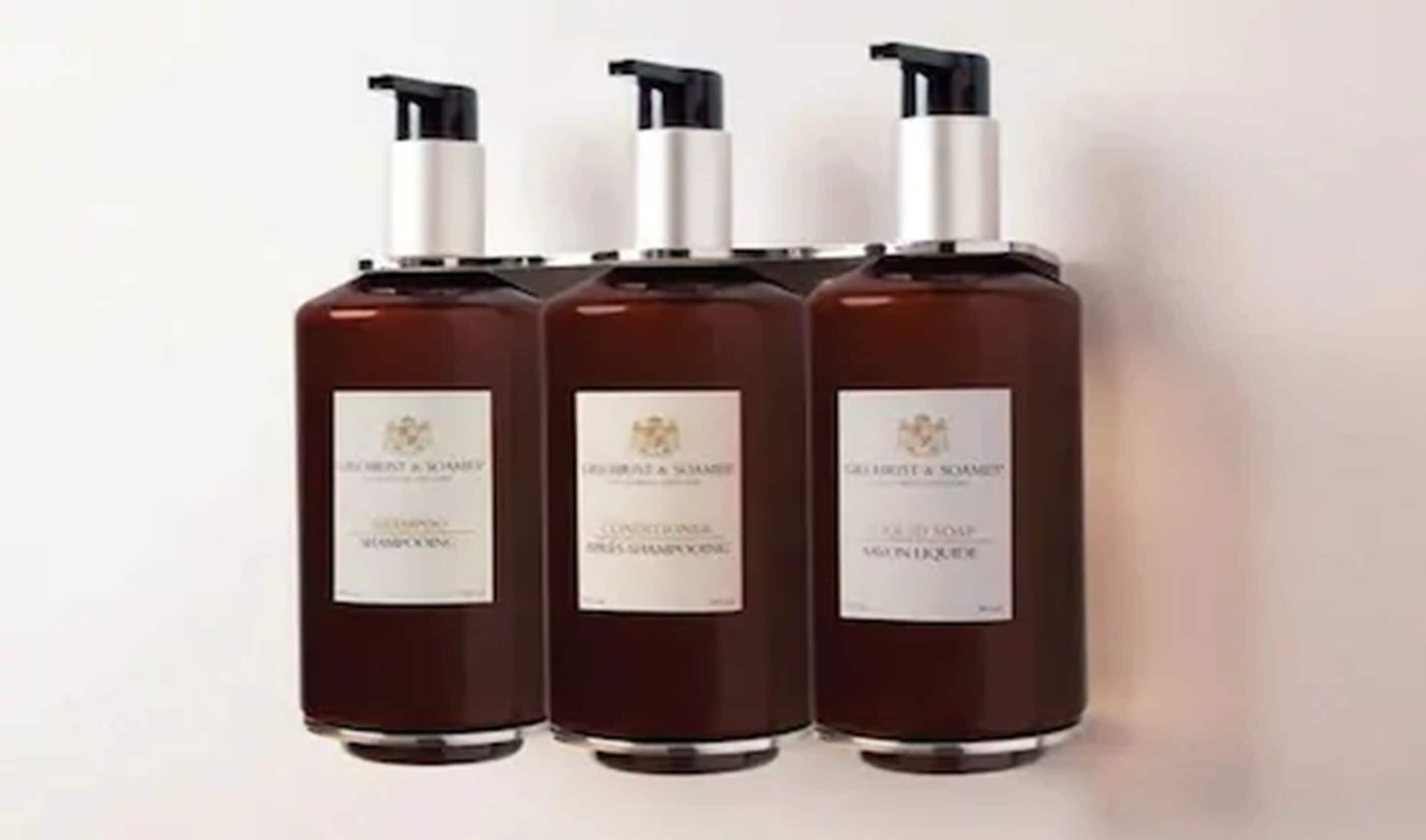 Trois bouteilles de gel douche Clarisse & Sommeil.