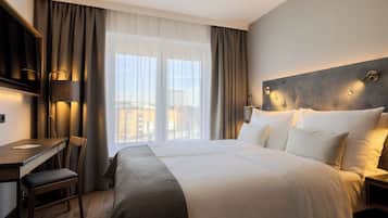 Kleines Doppelzimmer | Literie hypoallergénique, minibar, coffres-forts dans les chambres