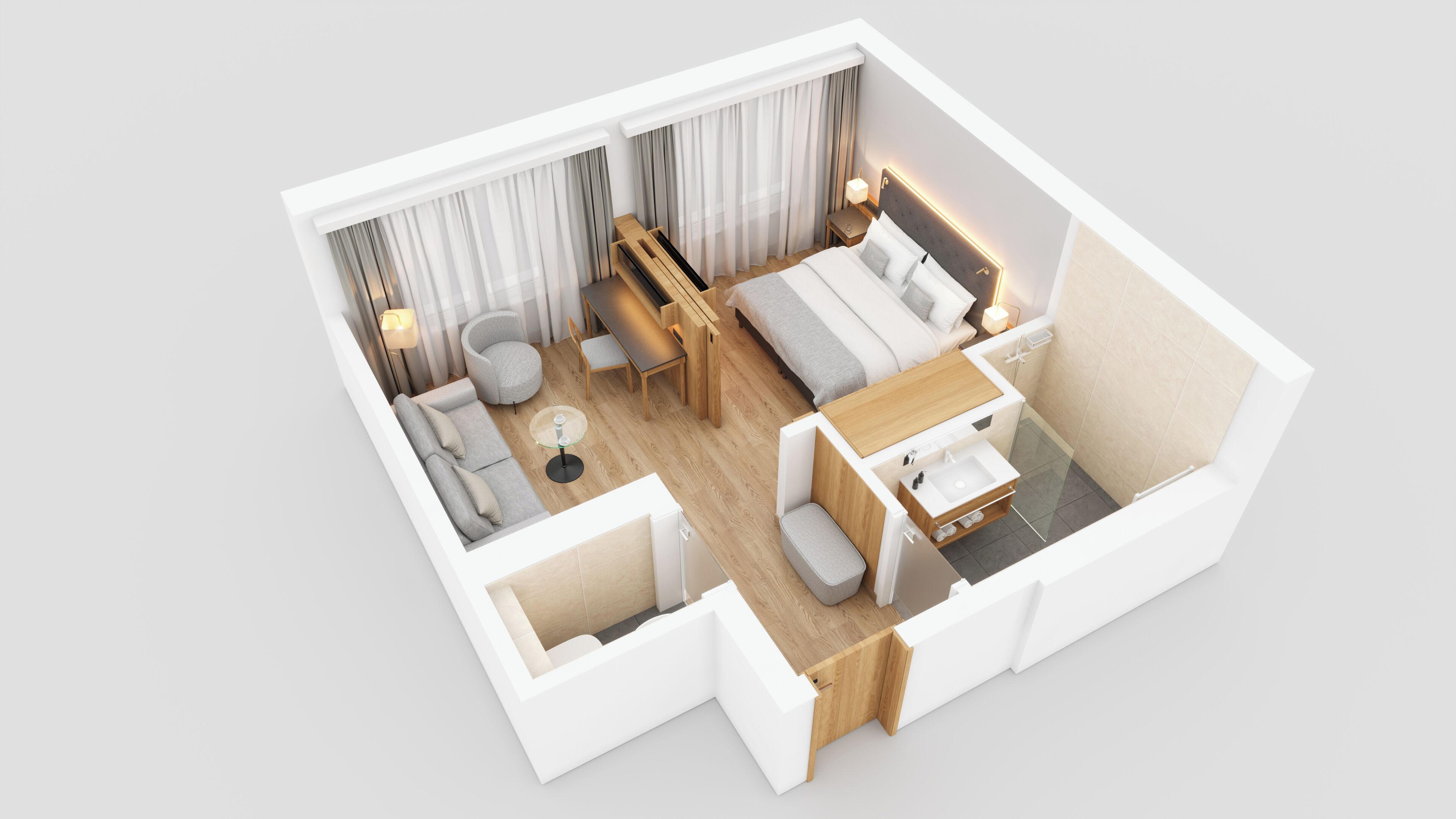 Superior Family Room | Seprai antialergi, minibar, brankas, dan meja kerja