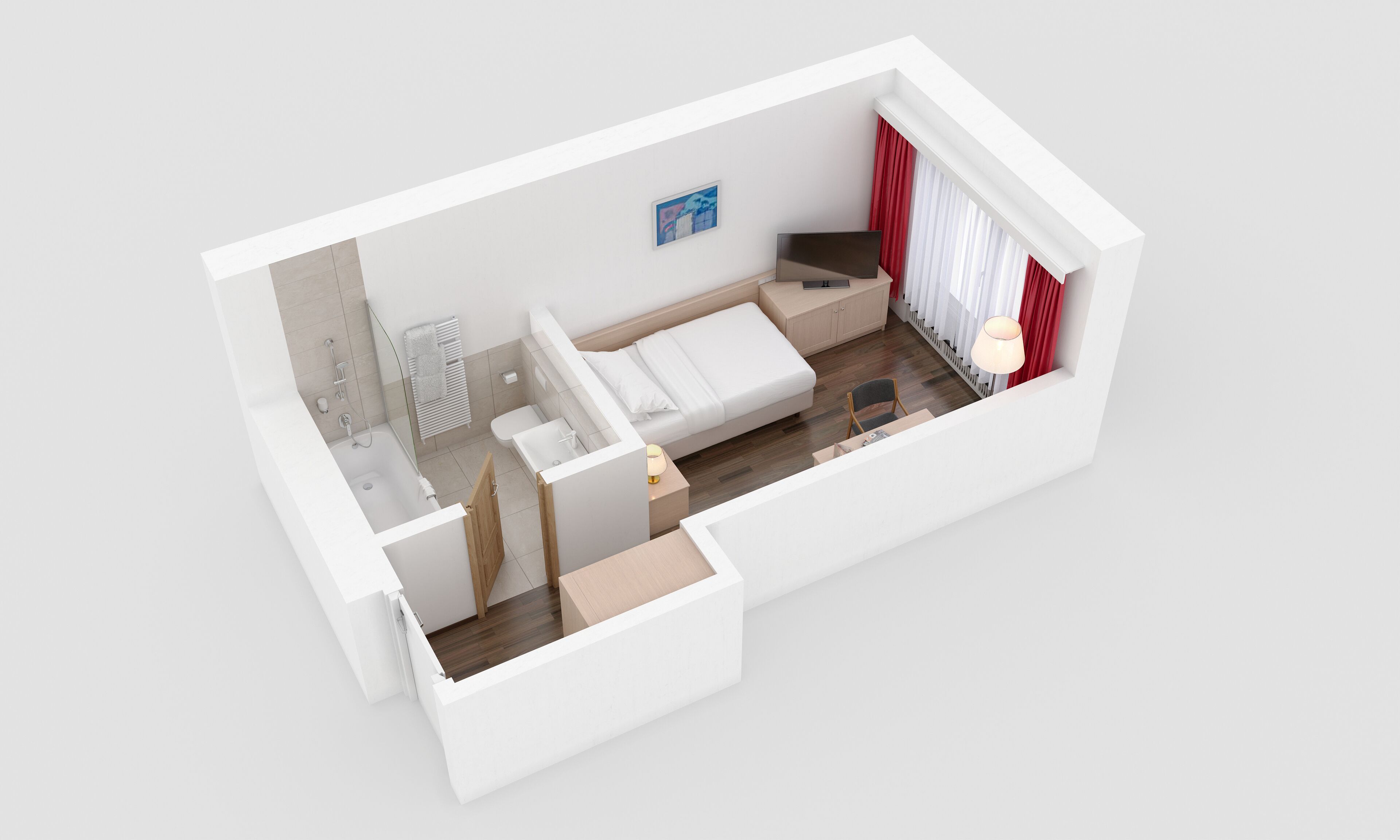 single room | room amenity