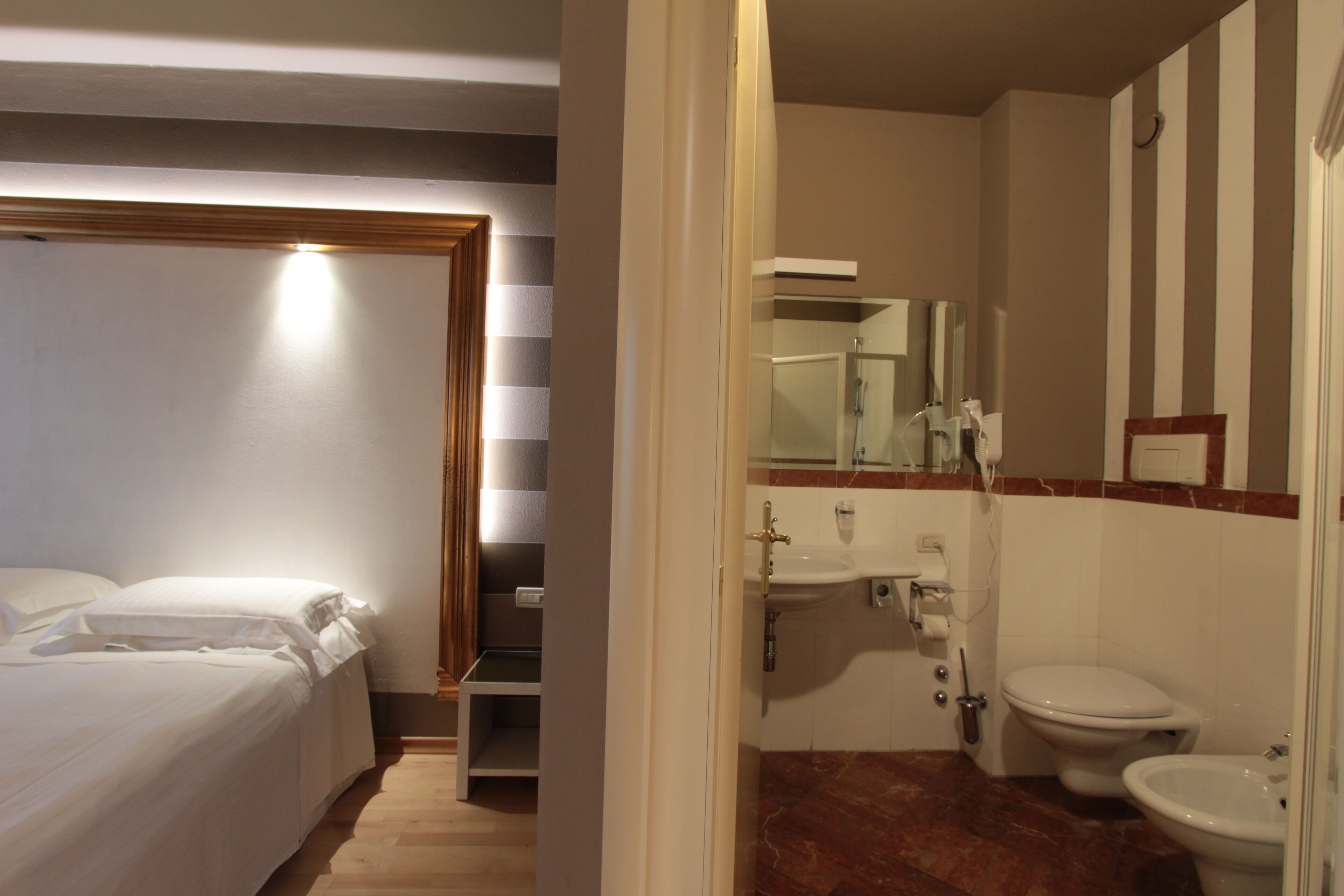 Bathroom | Shower, free toiletries, hair dryer, bidet