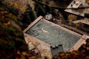 2 outdoor pools, open 7:30 AM to 8 PM, pool umbrellas, pool loungers