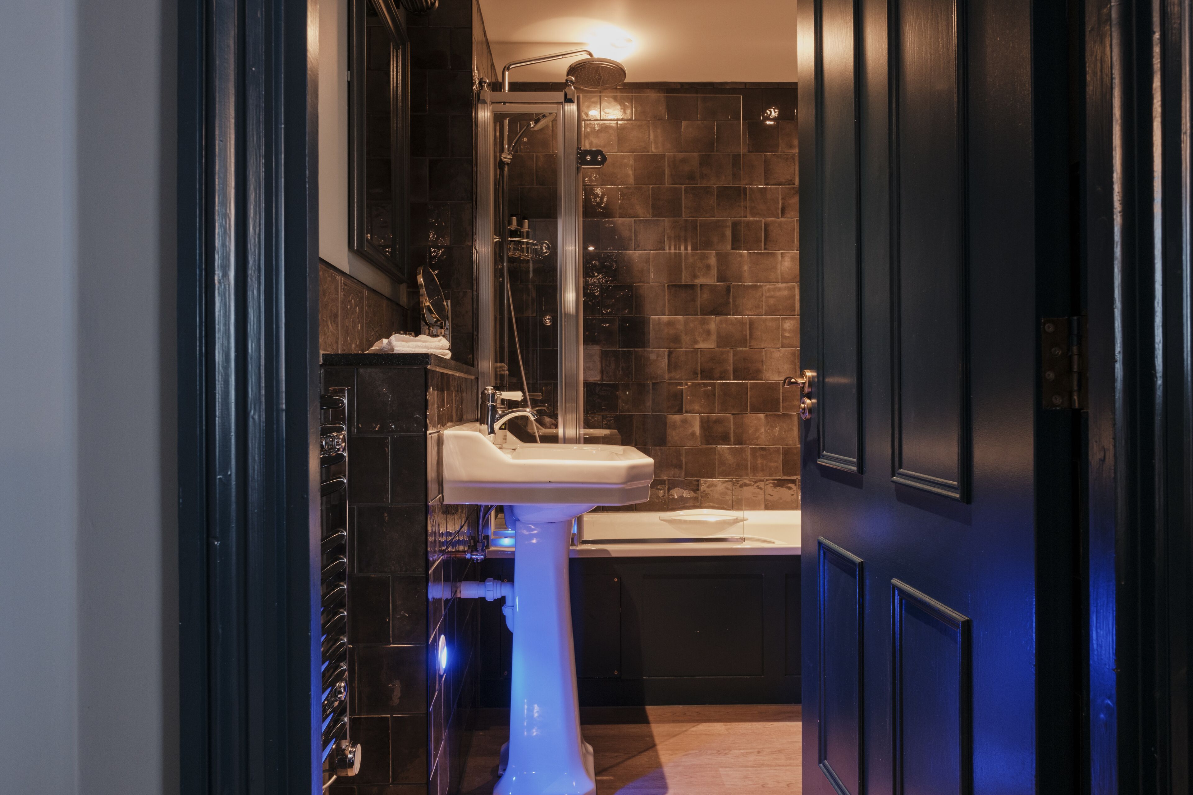 family triple room | bathroom | separate bathtub and shower, free toiletries, hair dryer, towels