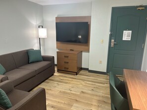 55-inch LCD TV with cable channels