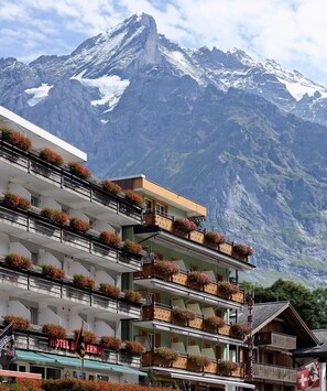 Majoituspaikan julkisivu