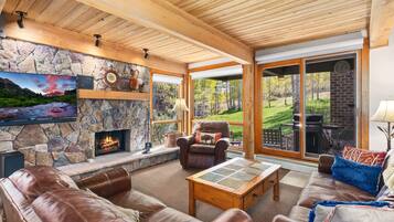Room | Living area | TV, fireplace, DVD player, pay movies