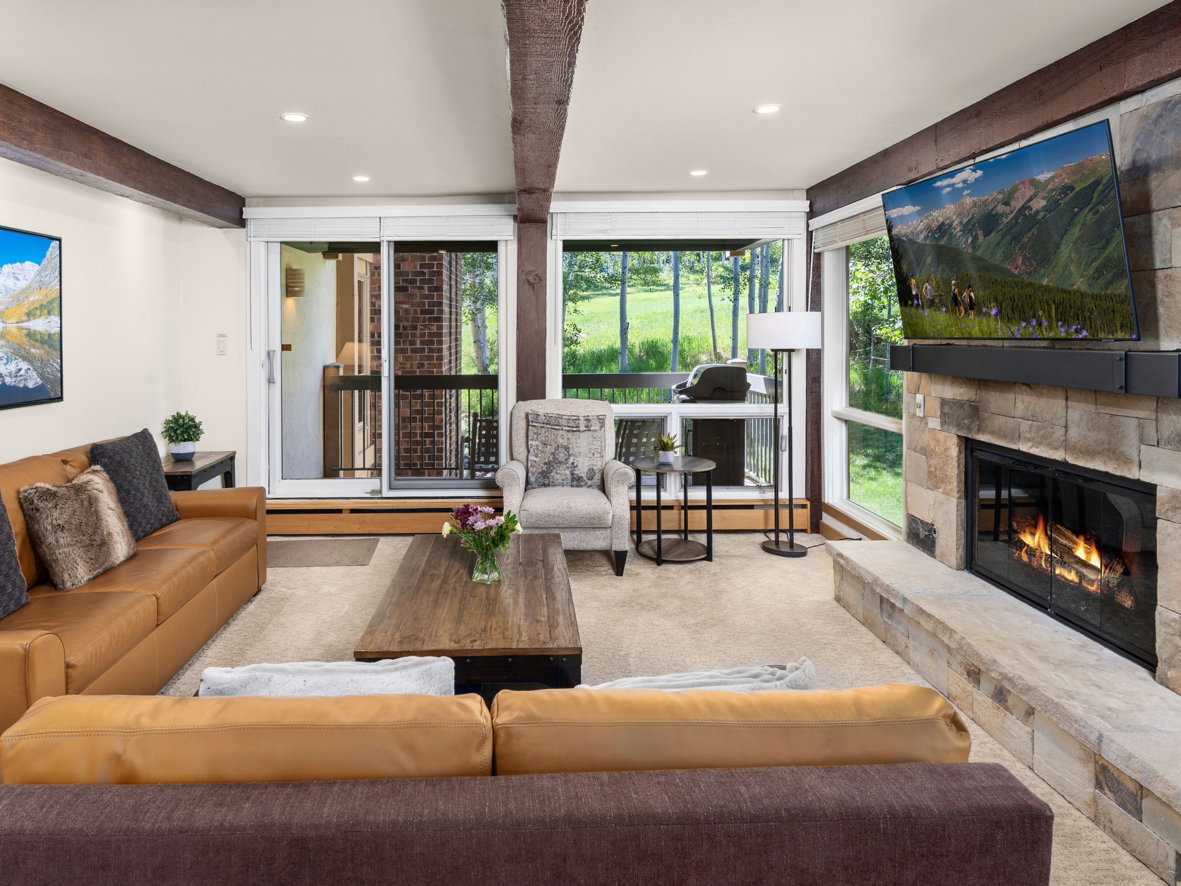 Appart'hôtel, 2 chambres (Slope 306) | Coin séjour