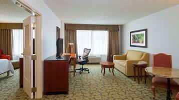 Suite, 1 Bedroom, Jetted Tub | Select Comfort beds, in-room safe, desk, iron/ironing board