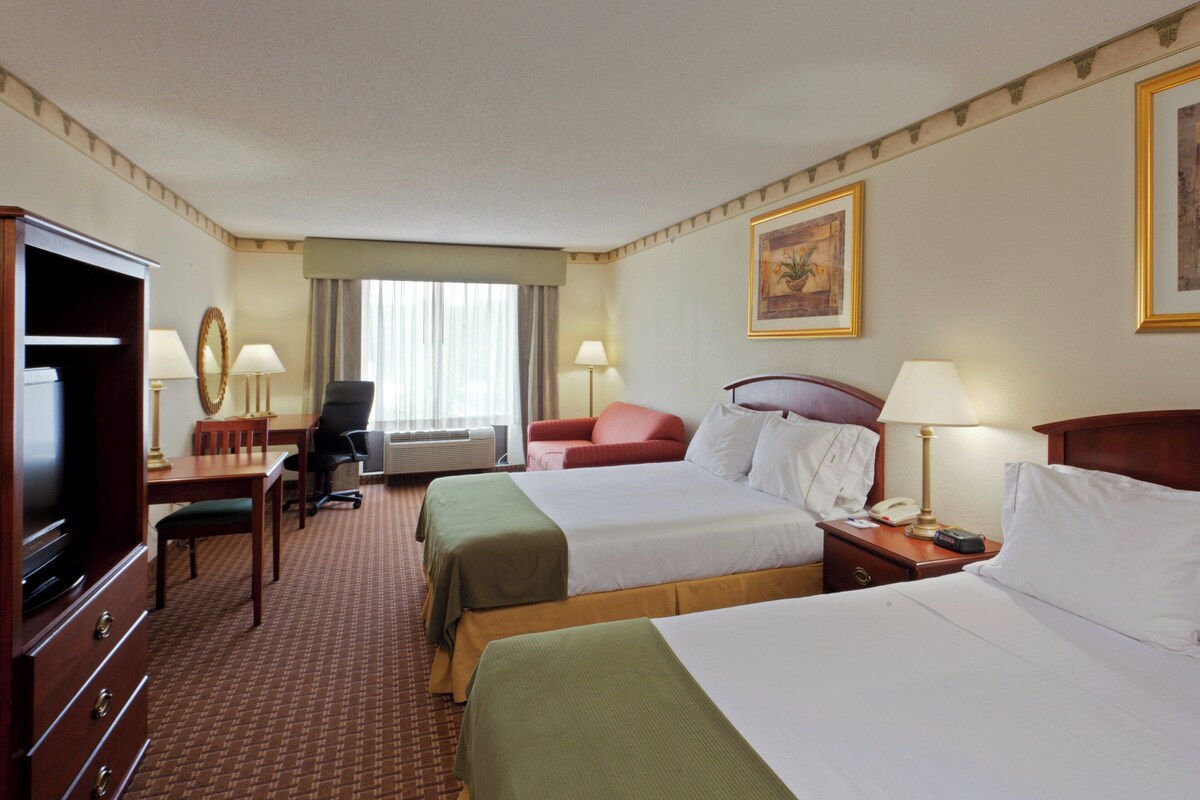 Suite, 2 Queen Beds | In-room safe, desk, iron/ironing board, cribs/infant beds