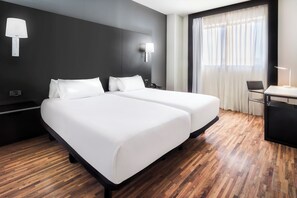 Habitación con 2 camas individuales | 1 habitación y ropa de cama de alta calidad 
