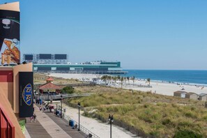 Vlak bij het strand