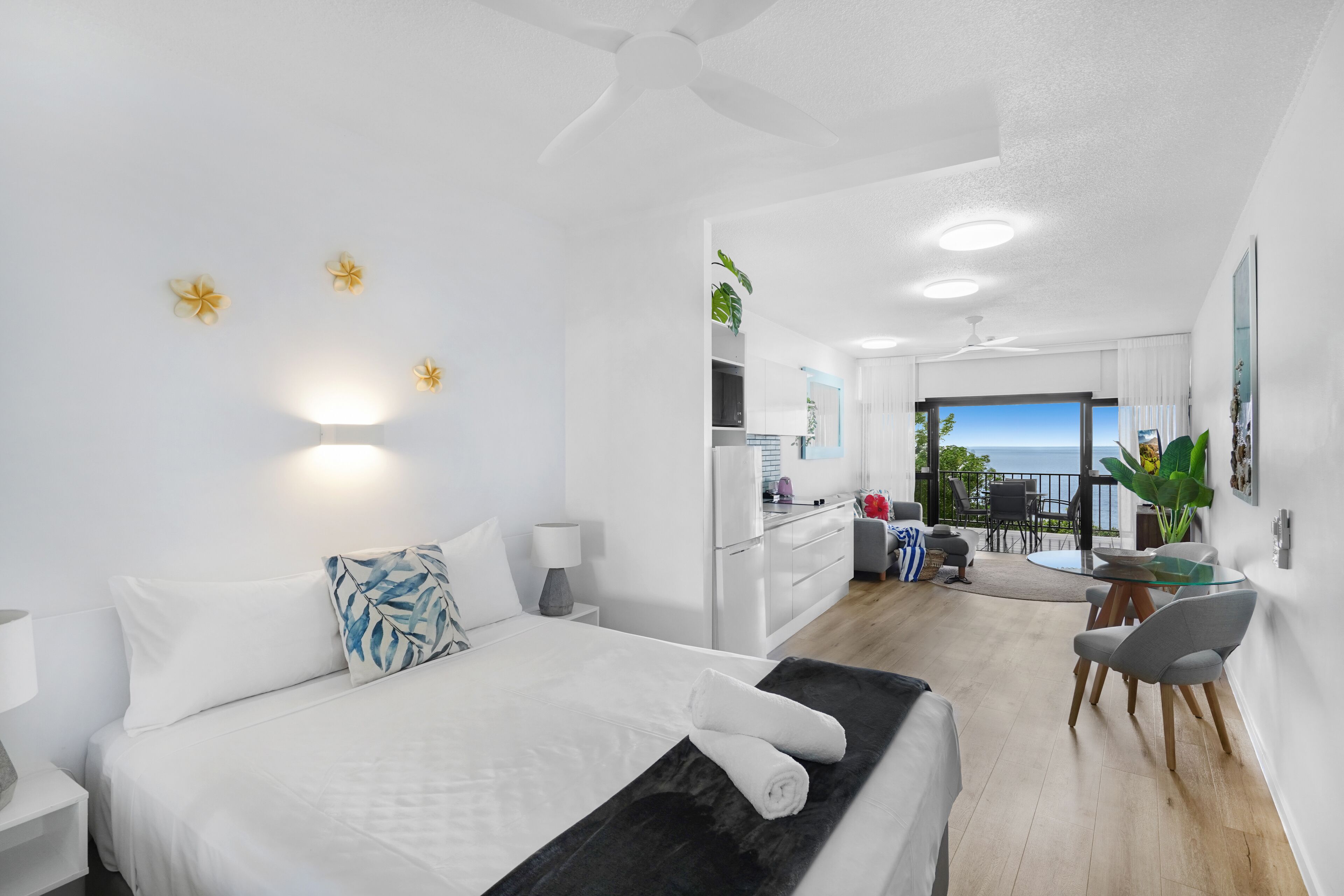 deluxe ocean view studio apartment | 1 bedroom, in-room safe, individually furnished, desk