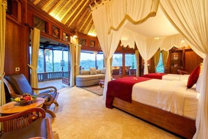 Deluxe Spa Villa | Minibar, in-room safe, individually decorated, individually furnished