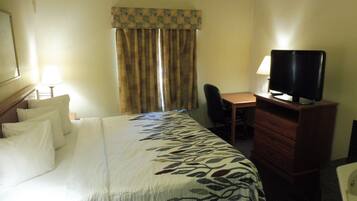 Desk, blackout curtains, iron/ironing board, free cots/infant beds