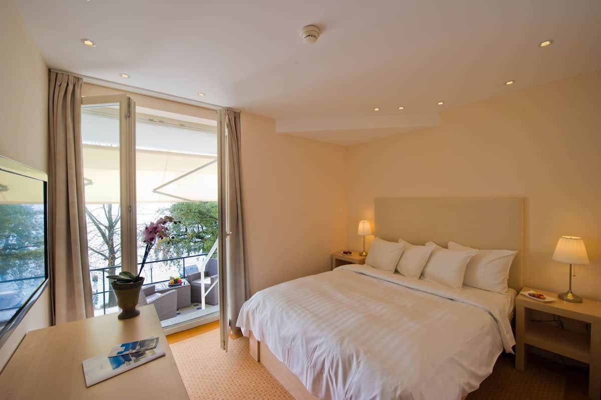 Standard Double Room, Lake View | Minibar, in-room safe, individually decorated, free cribs/infant beds