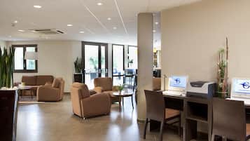 Sala de estar en el lobby