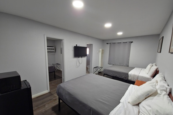 Family Room | Blackout drapes, soundproofing, WiFi (free), bed sheets