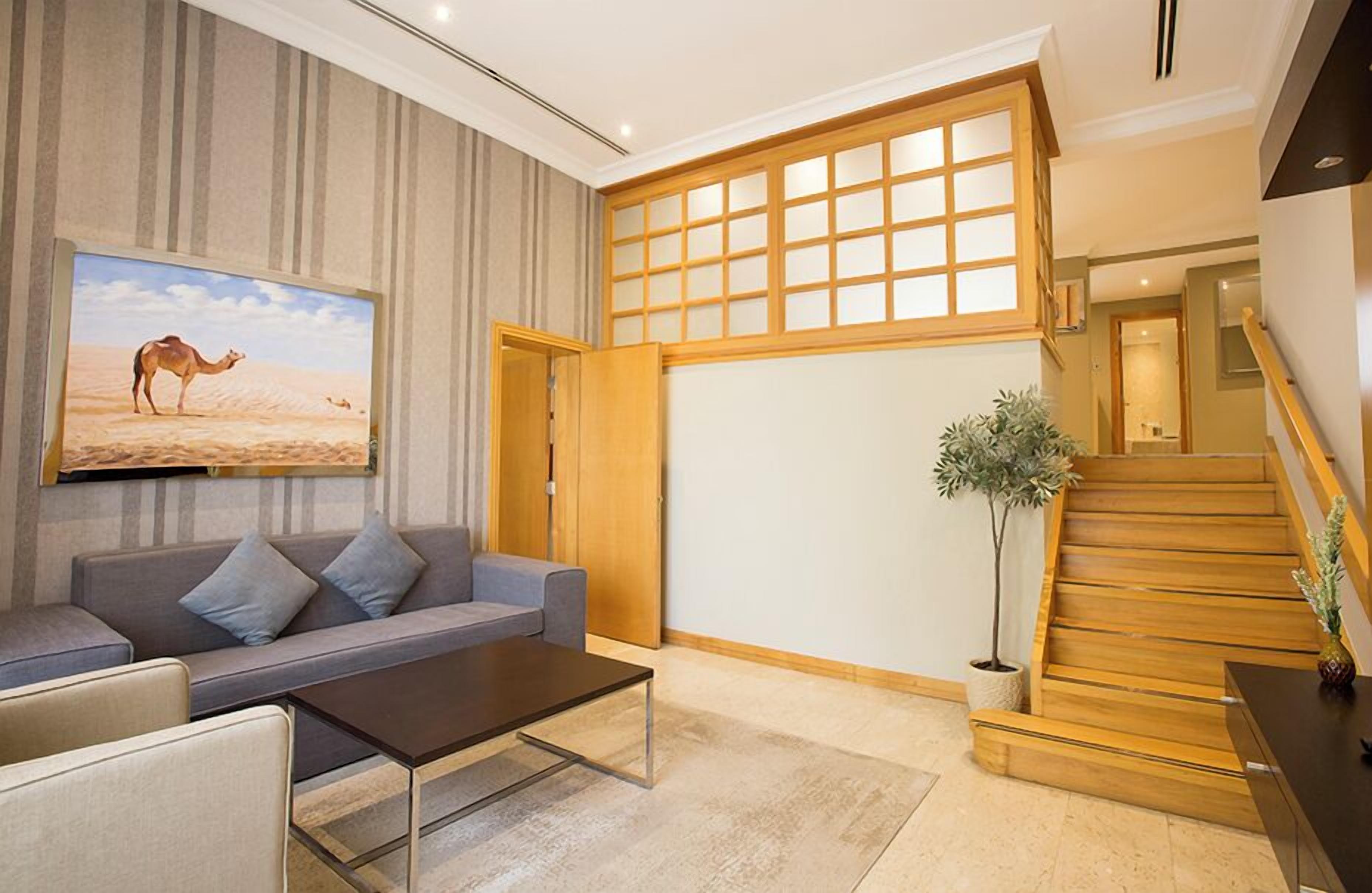 presidential suite | living area | flat-screen tv