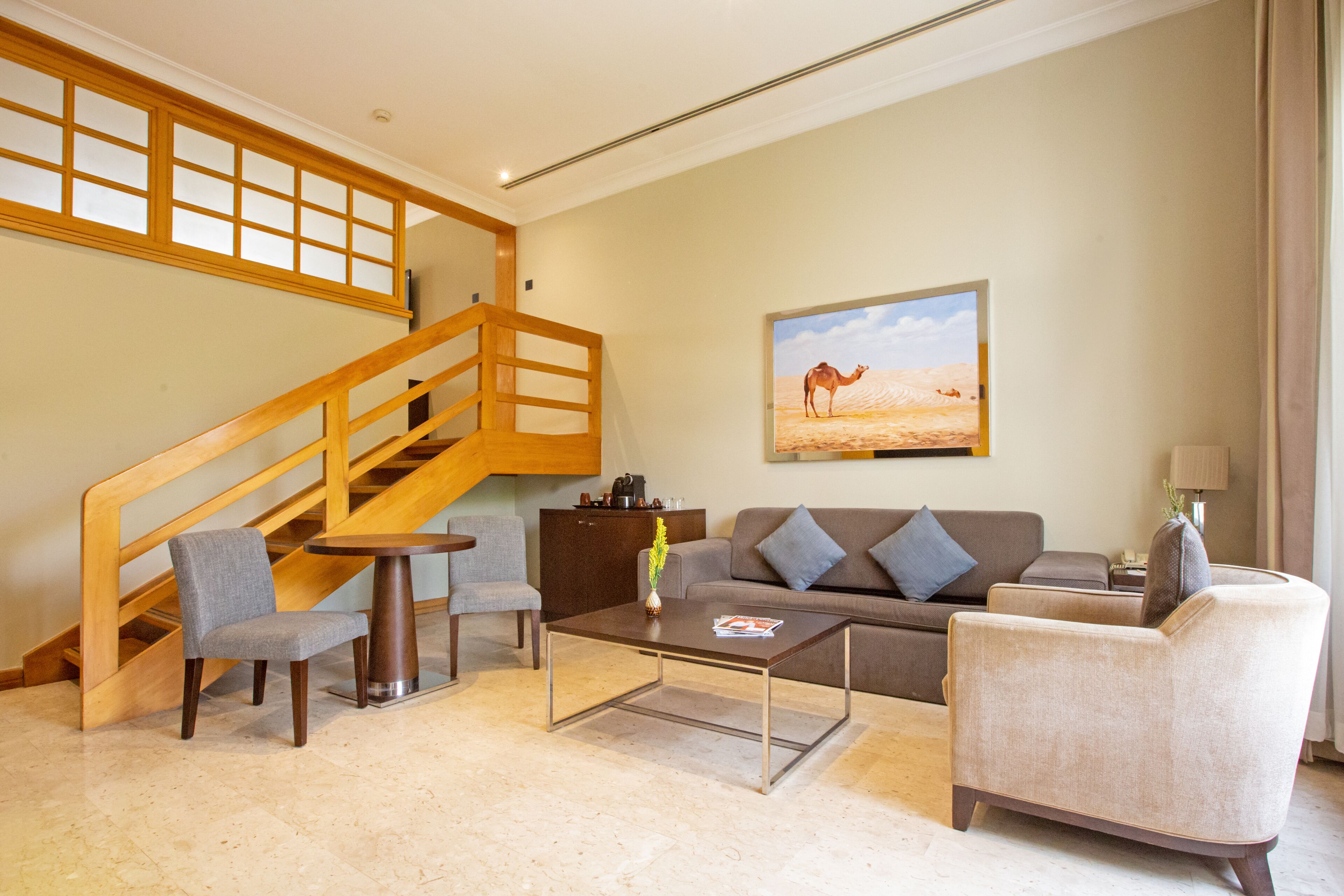 executive suite | living area | flat-screen tv