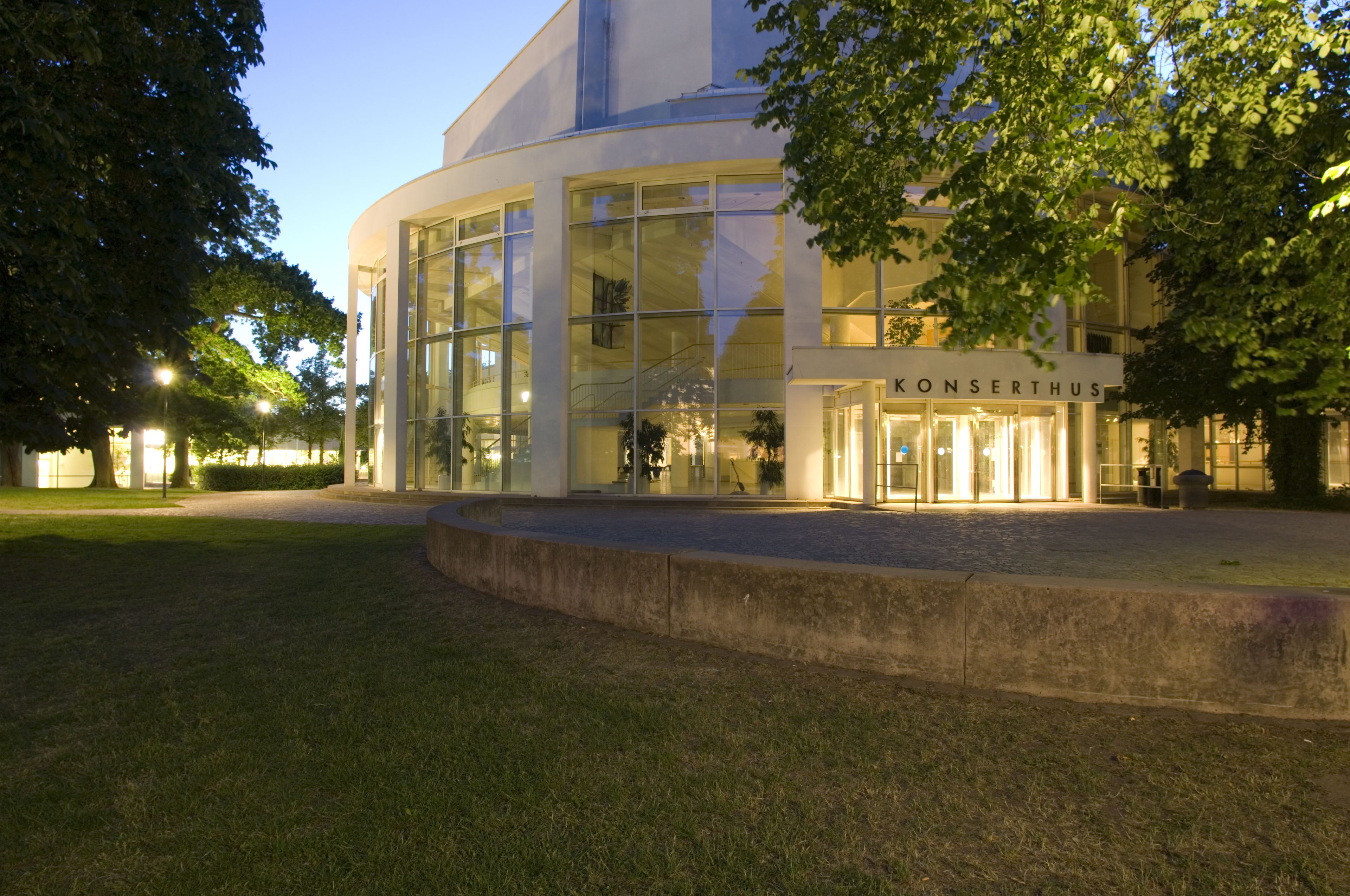 front of property – evening/night