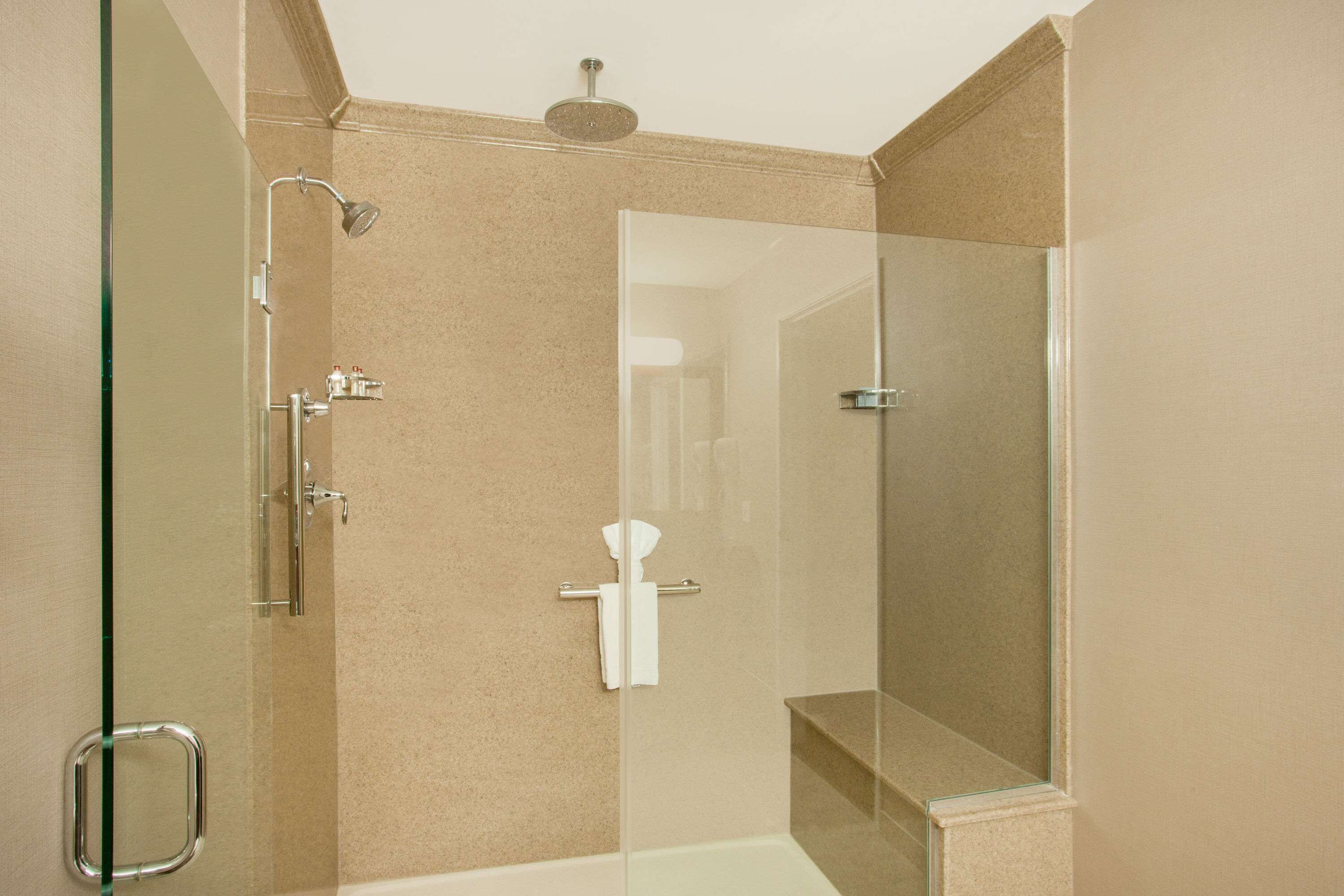 free toiletries, hair dryer, towels, soap